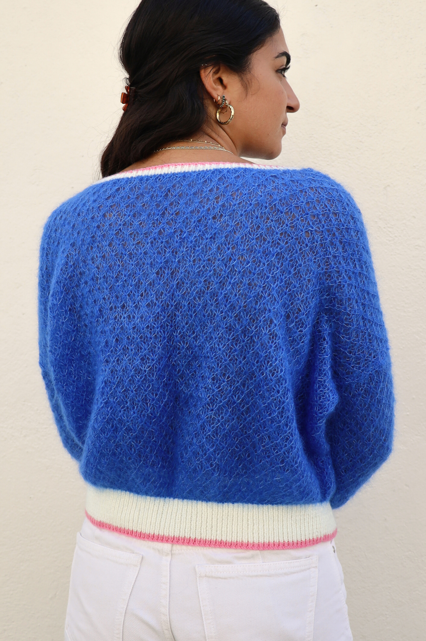 Pull Odette bleu en stock