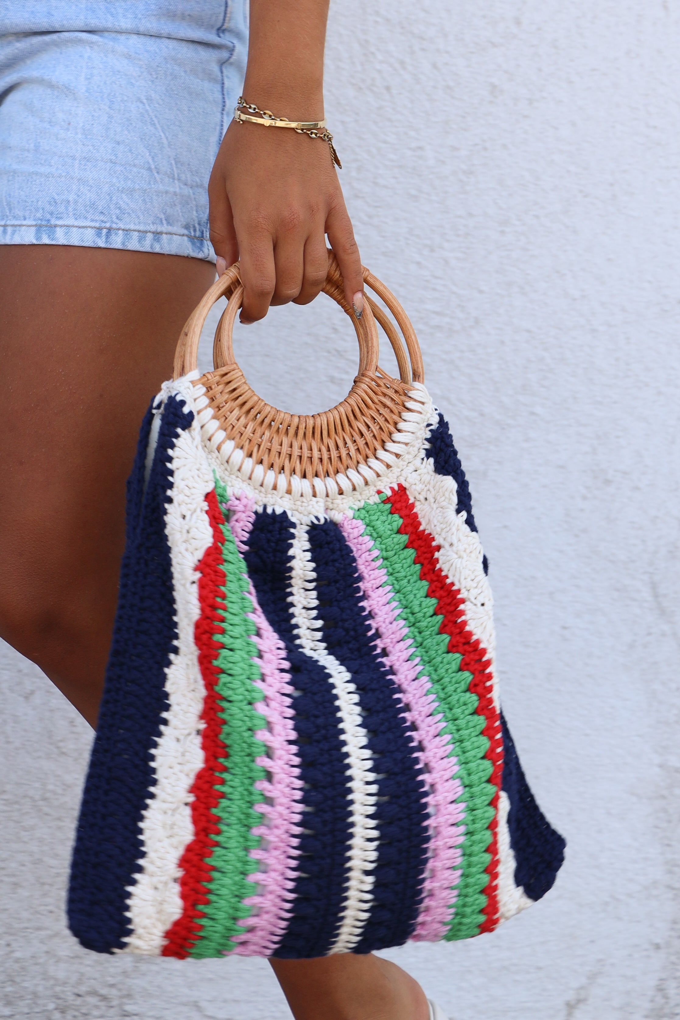 Crochet sac outlet a main