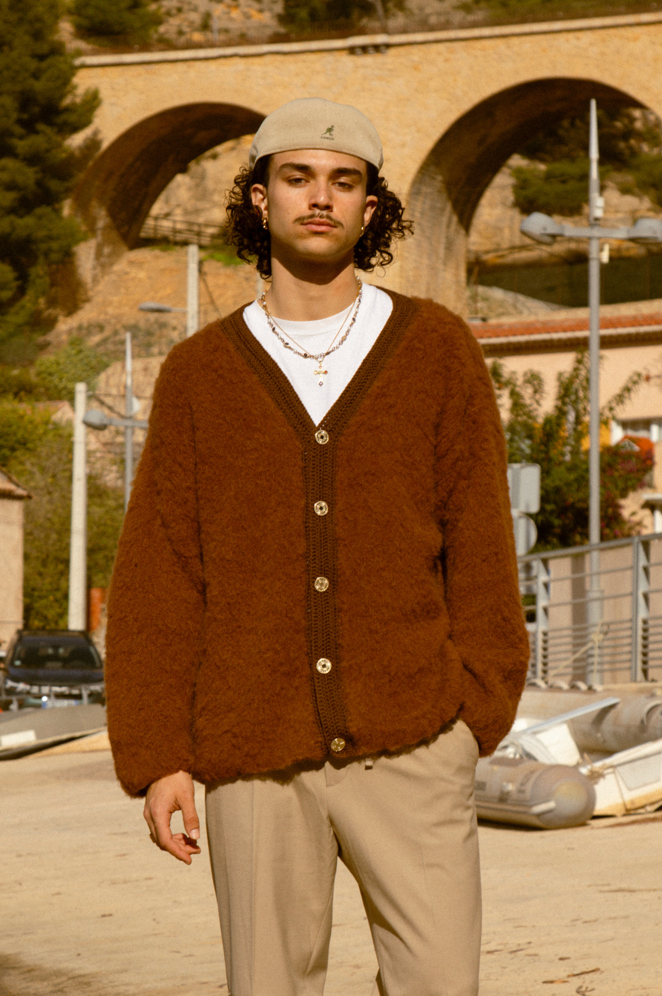 Cardigan Alphonse marron