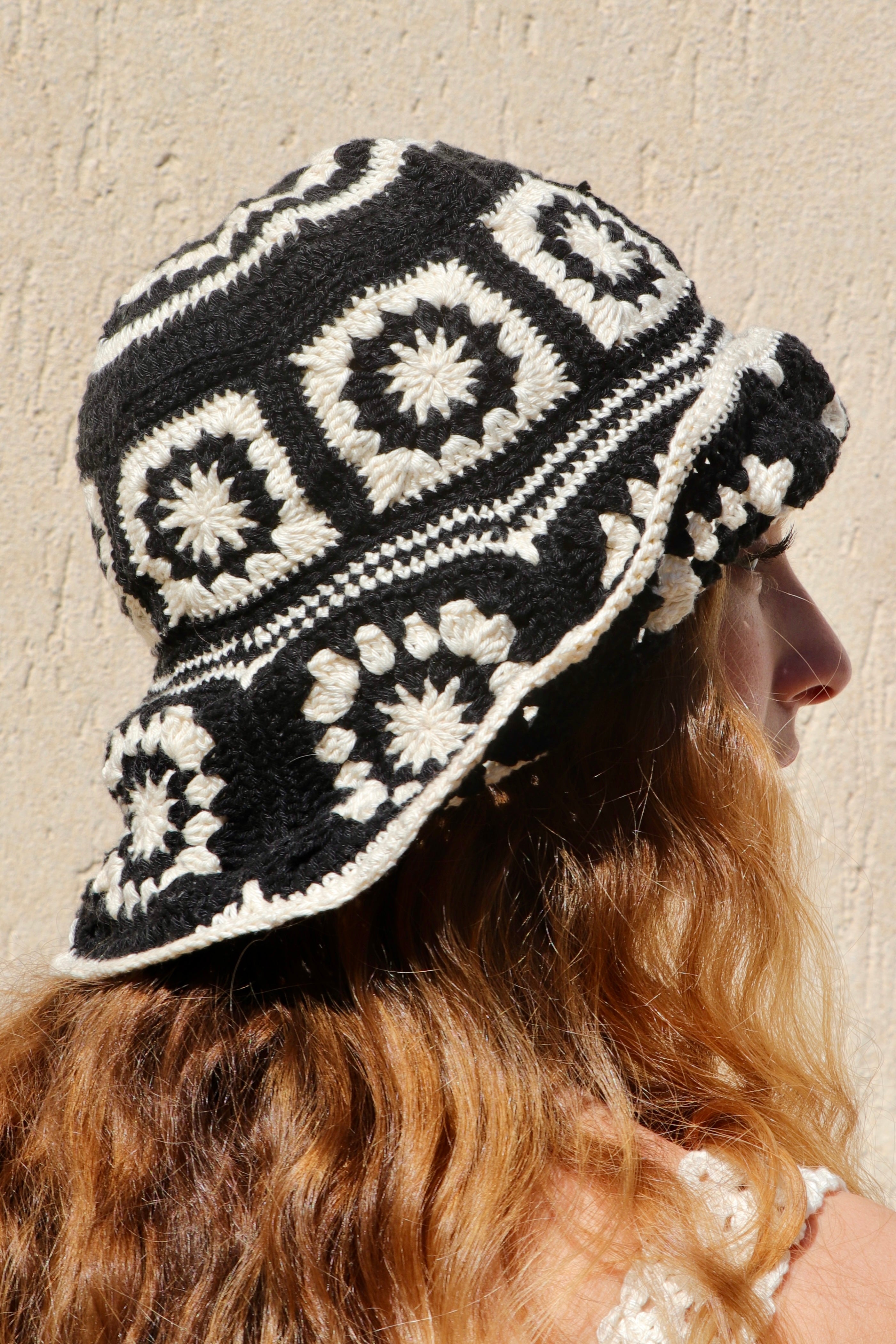 Chapeau Georgette Noir blanc