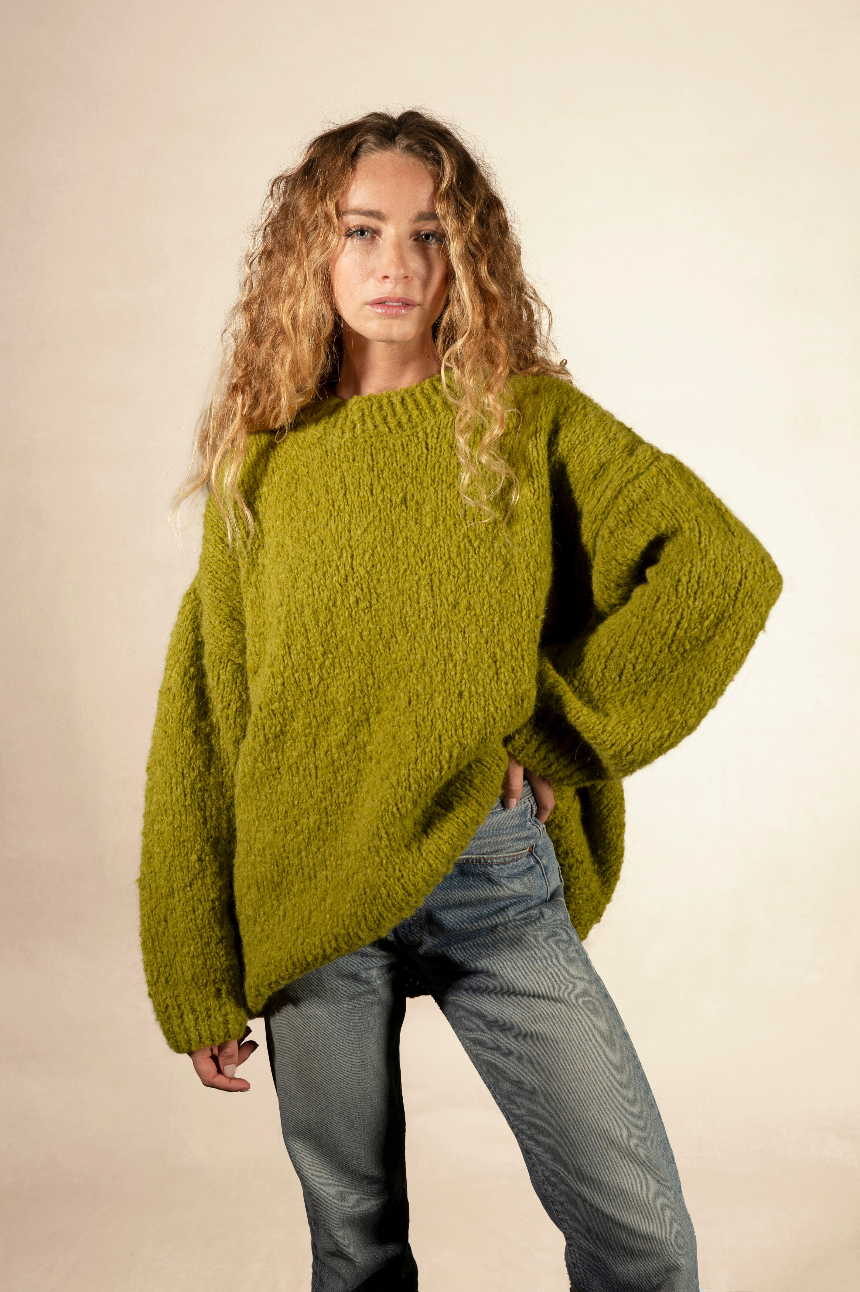 Pull Jacques unisexe vert