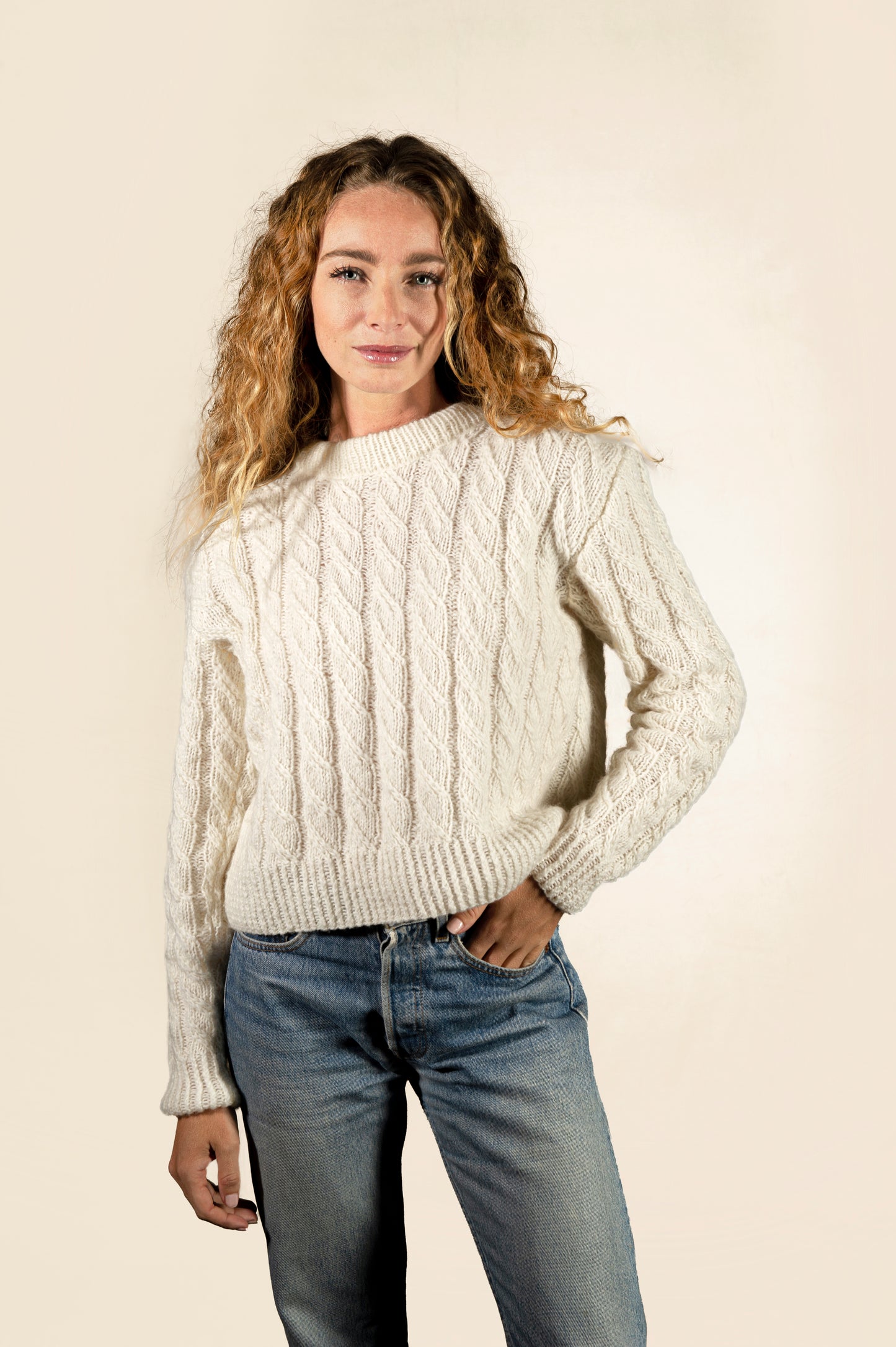 Pull Martine écru