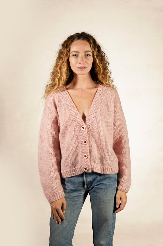 Gilet Violette - Rose