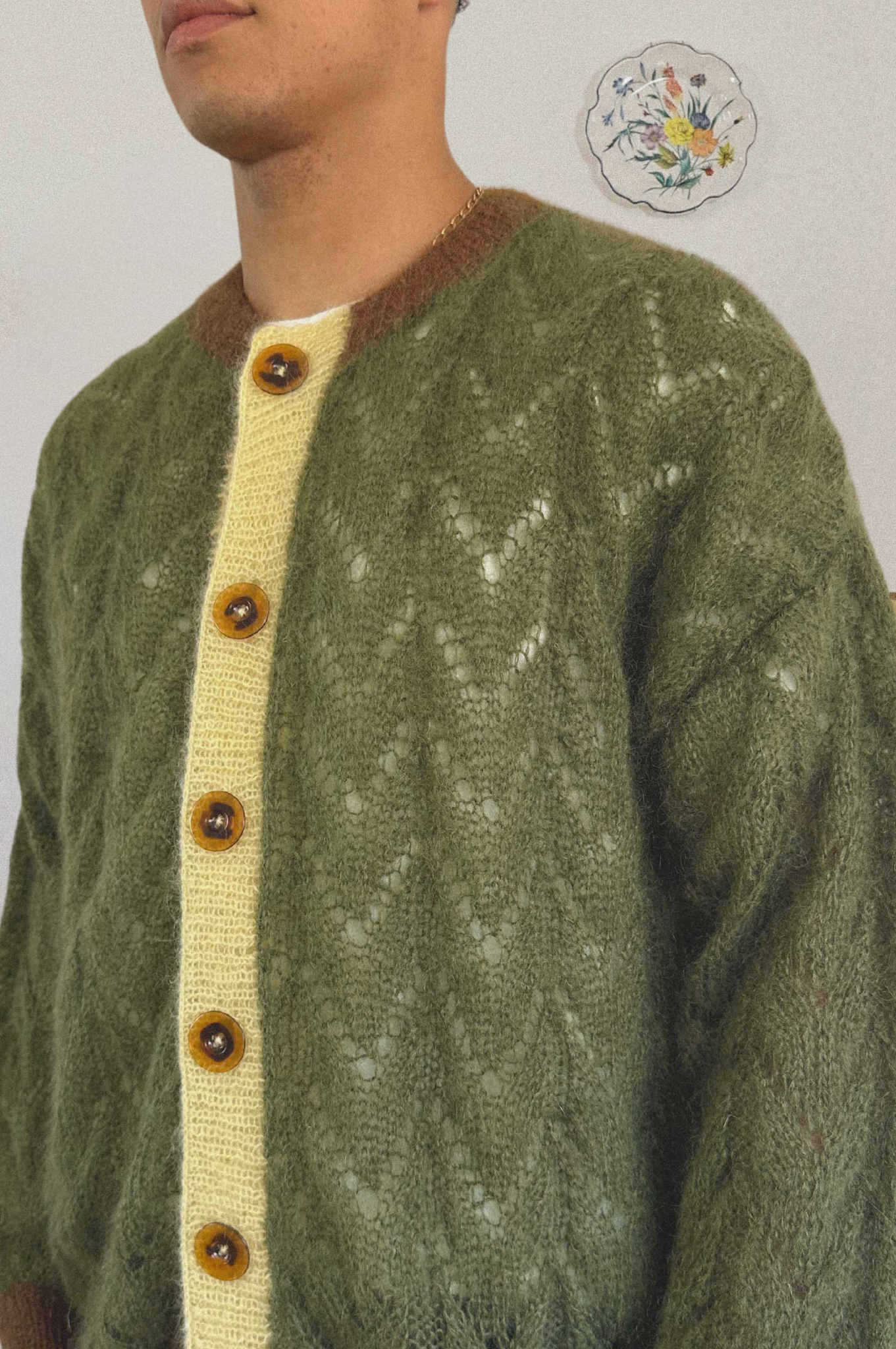 Cardigan Claude kaki